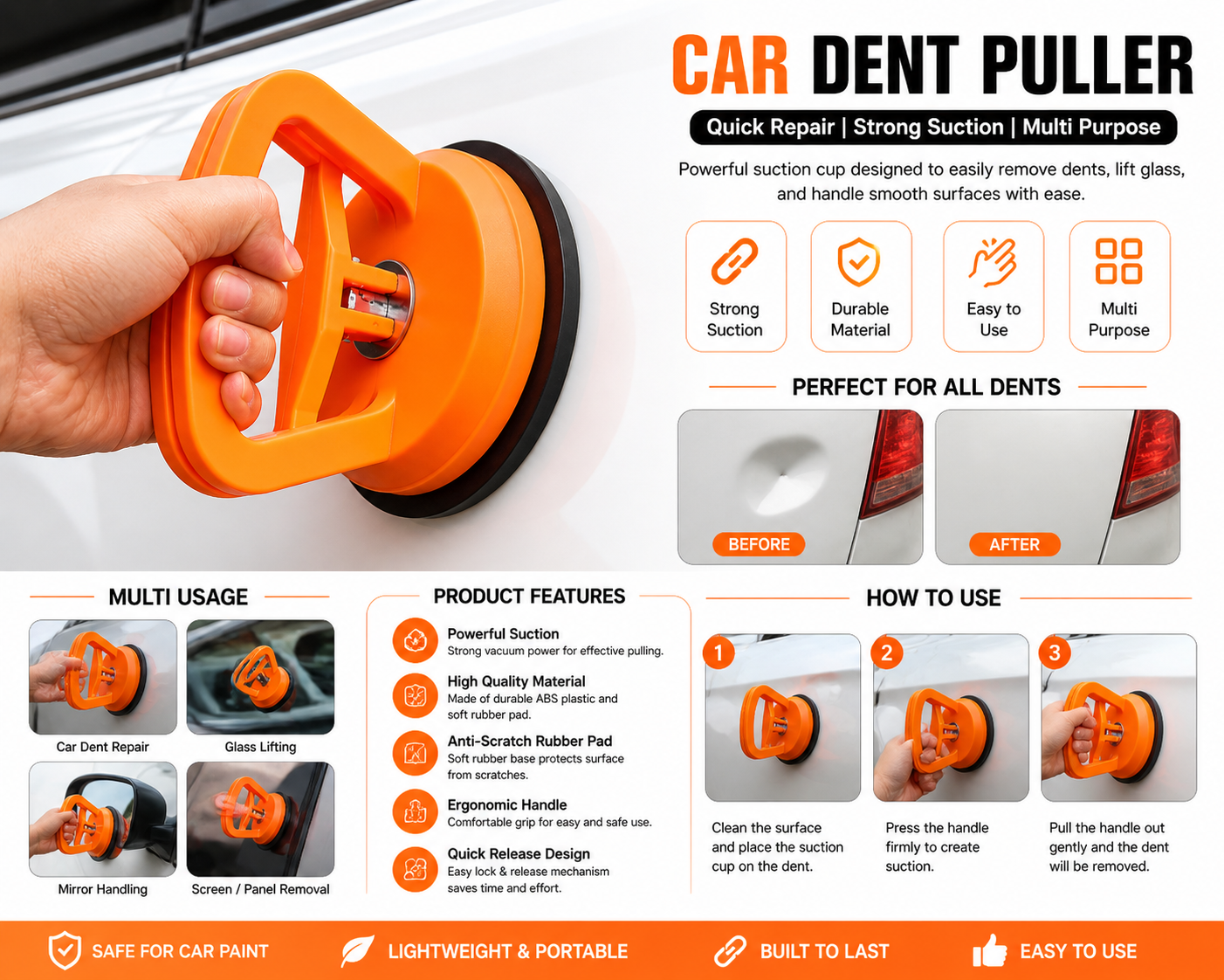 Heavy Duty Car Dent Puller