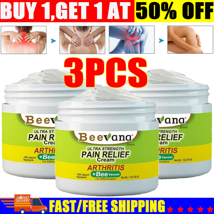 #1 Bee Venom Pain Relief Cream | Buy 1 Get 2 Free 🔥