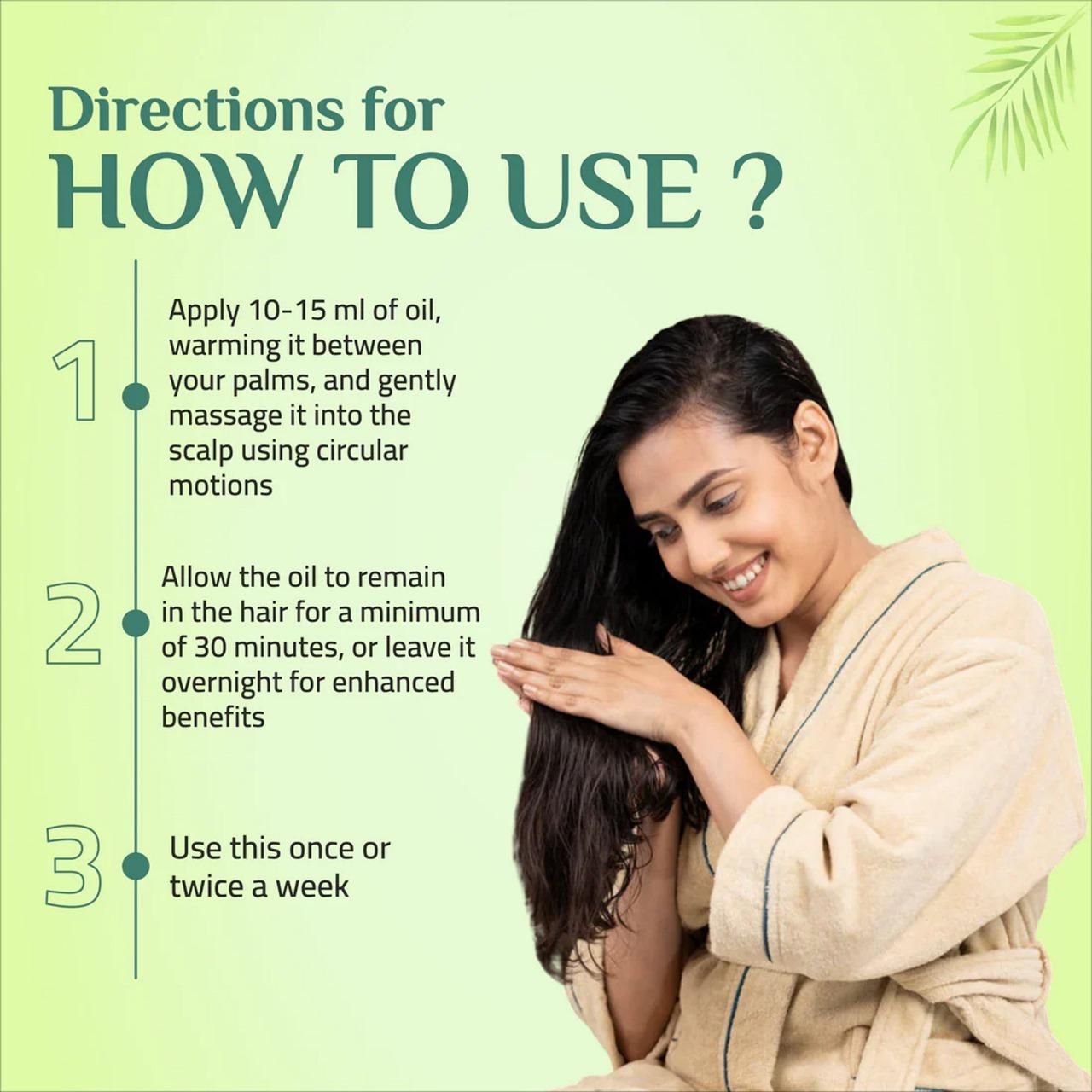 3‑in‑1 Ayurvedic Hair Oil | Chemical-Free | With 30+ Ayurvedic Herbs ( Buy 1 Get 1 Free )