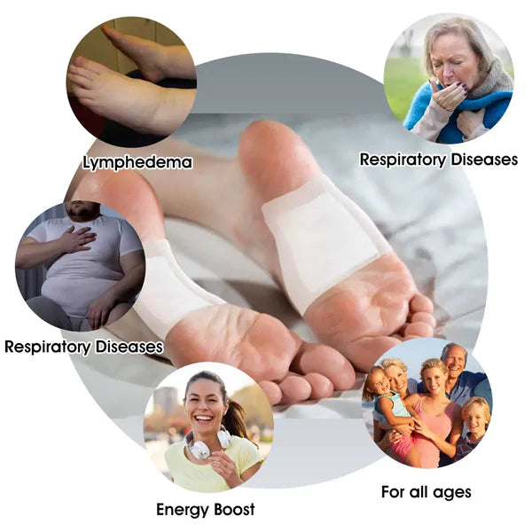 Bee Venom Lymphatic Drainage & Slimming Foot Patches 🌿👣 ( Set of 10 Patches)