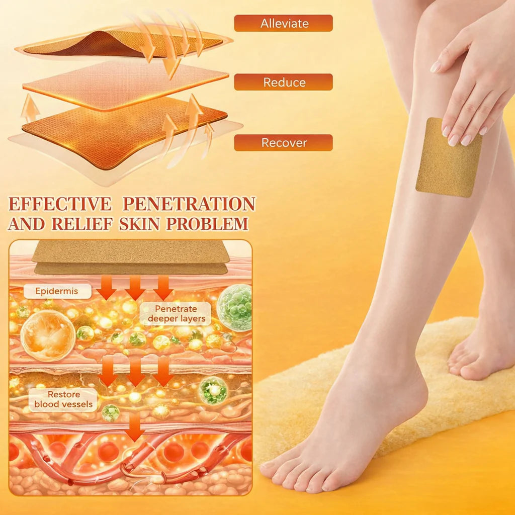 Varicose Vein Patches | Natural Herbal Therapy for Swelling, Fatigue & Vein Health