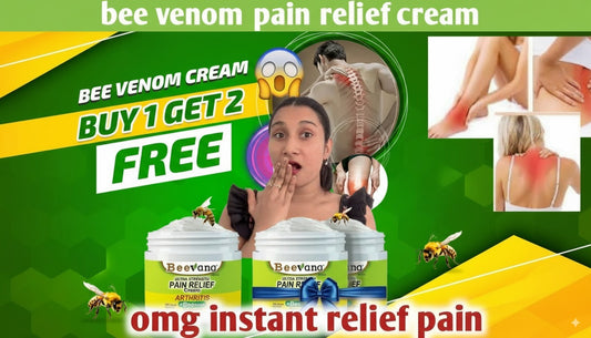 #1 Bee Venom Pain Relief Cream | Buy 1 Get 2 Free 🔥