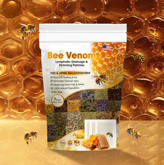 Bee Venom Lymphatic Drainage & Slimming Foot Patches 🌿👣 ( Set of 10 Patches)