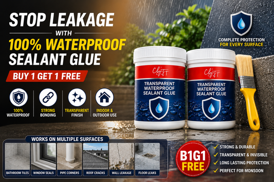 Transparent Waterproof Glue Plus Brush Buy 1 Get 1 Free