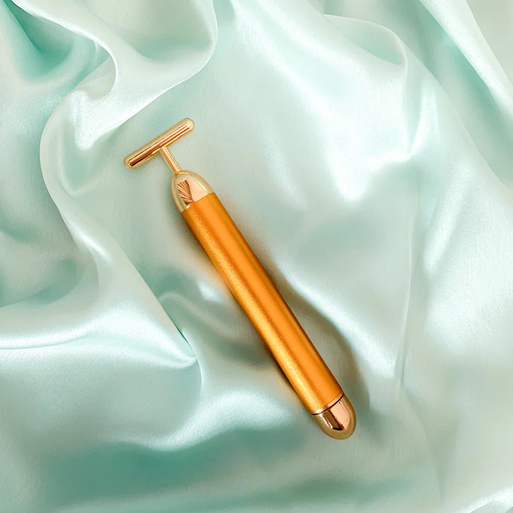 24K Gold Electric Facial Massage Roller