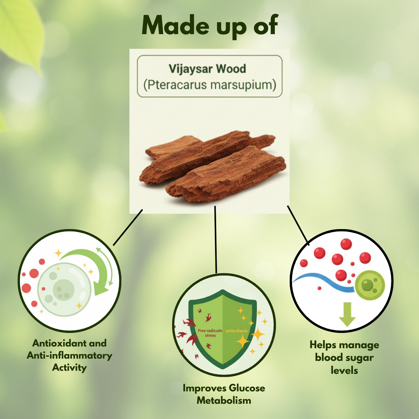Daily Wellness Wooden Glass(100% Ayurvedic)