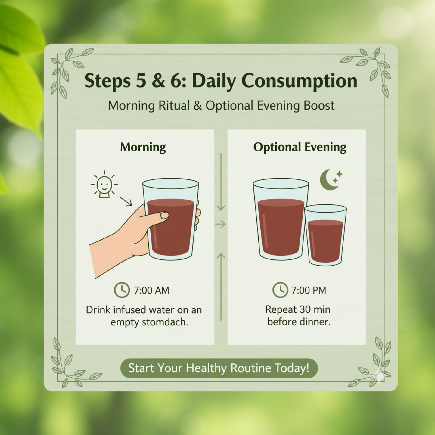 Daily Wellness Wooden Glass(100% Ayurvedic)